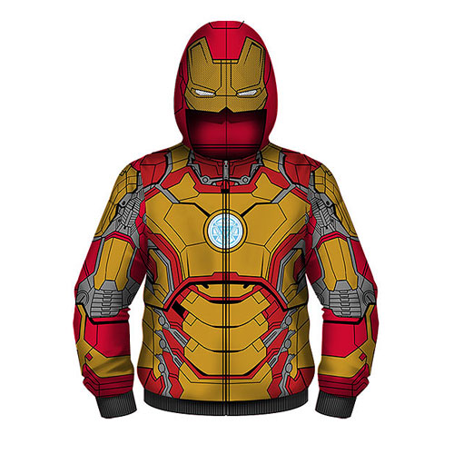 Iron Man 3 Hooded Costume Fleece